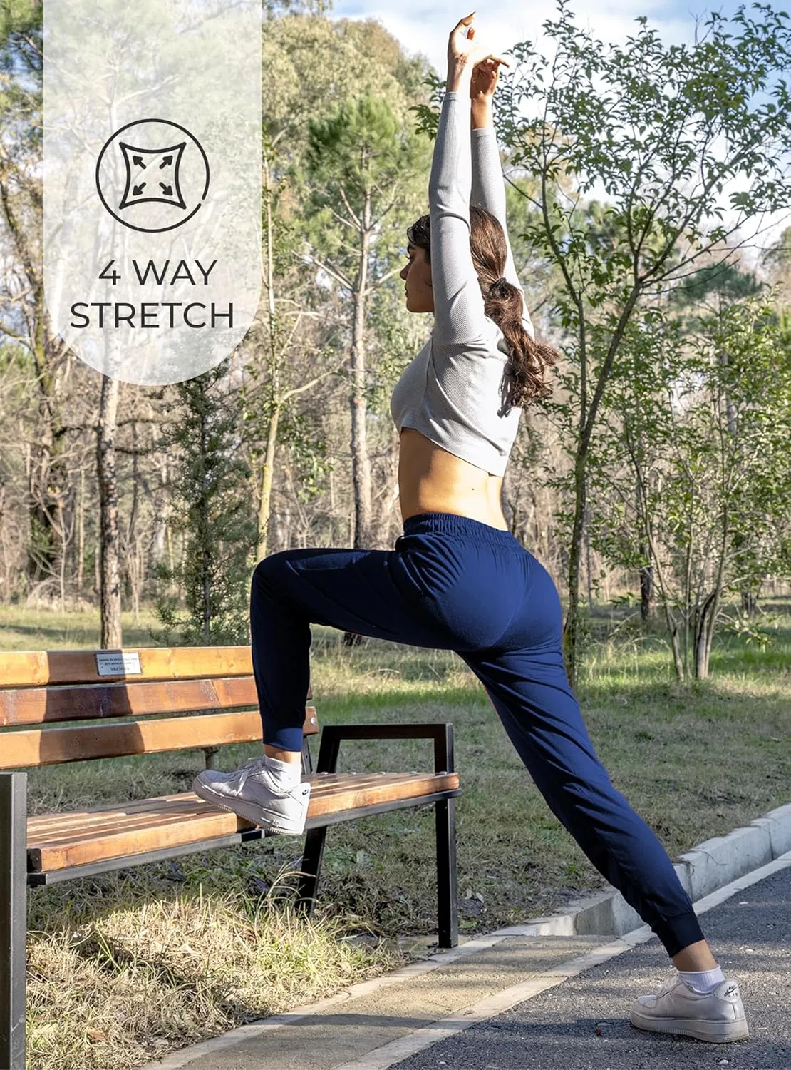 3 Pack: Women's Ultra-Soft Lounge Joggers Sweatpants Athletic Yoga Pants with Pockets