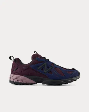 610Xv1  Plum Brown / NB Navy / Ice Wine Low Top Sneakers