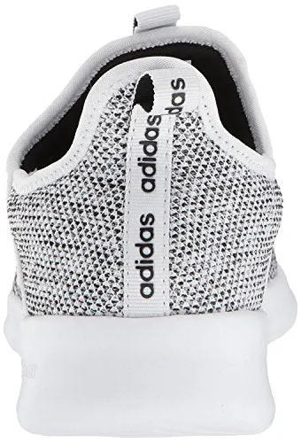 adidas Women's Cloudfoam Pure Running Shoe, white/white/black, 8 Medium US