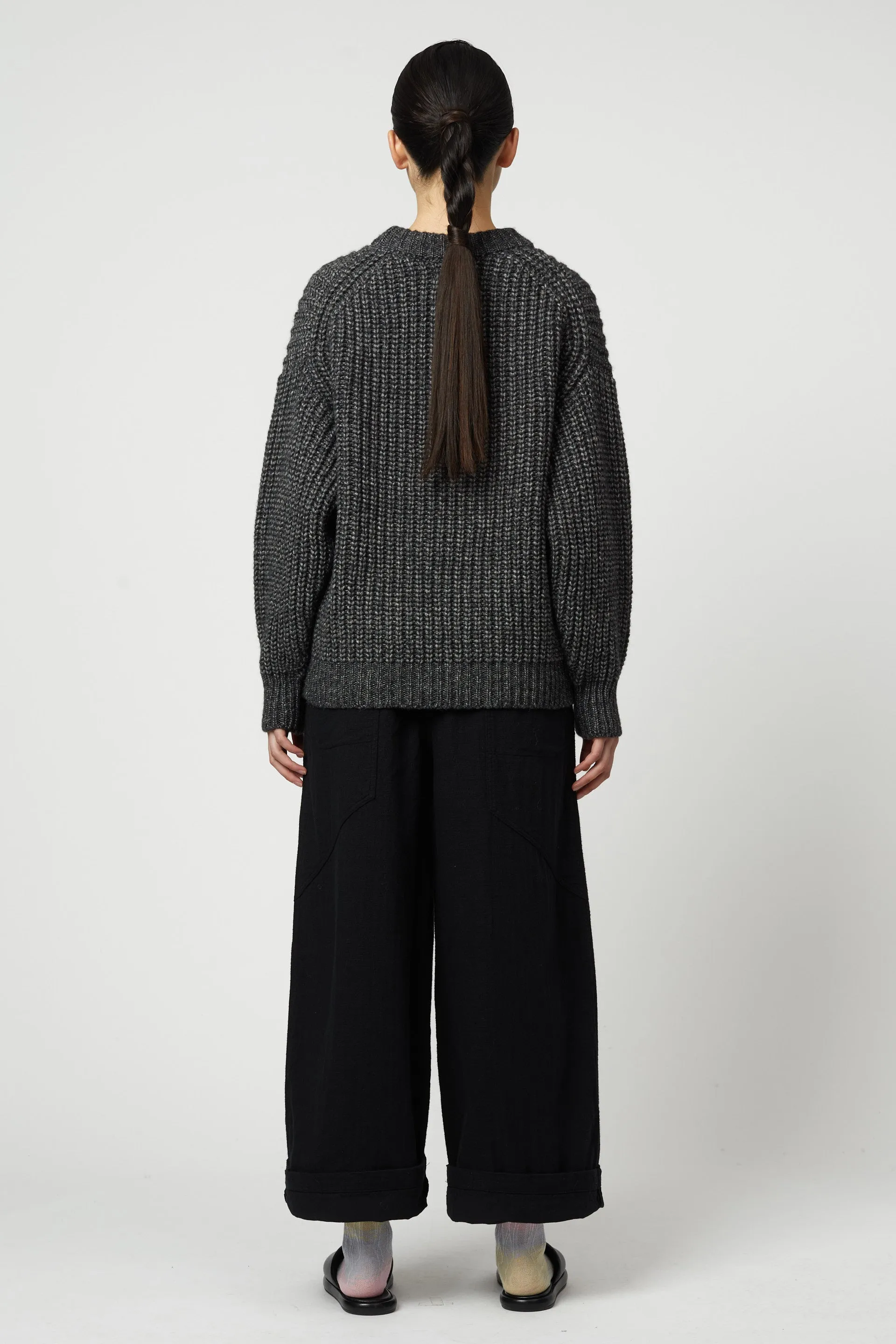 ALPACA RIB SWEATER