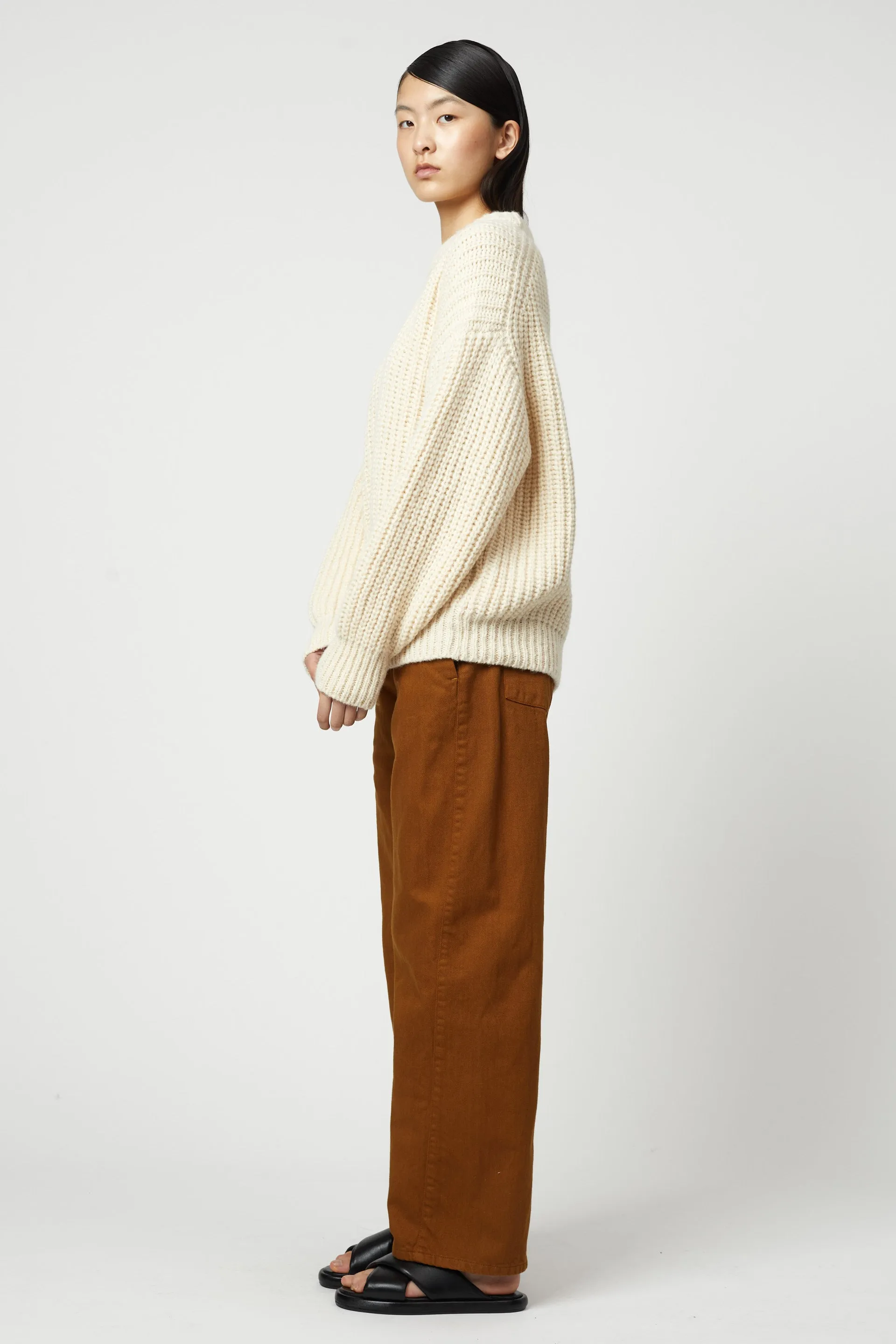 ALPACA RIB SWEATER
