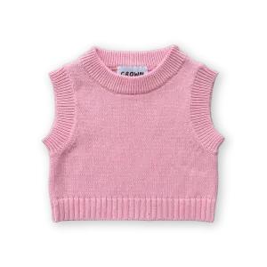 Grown Knitted Vest Blossom