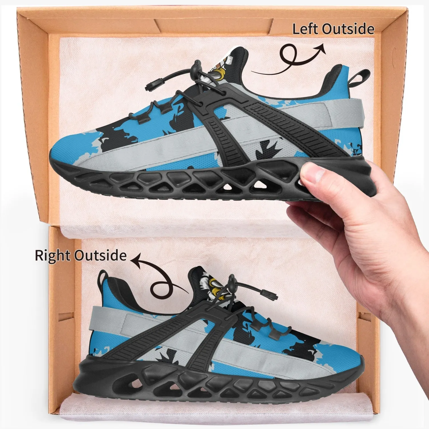 Kicxs CAR Camo Mesh Running Shoes