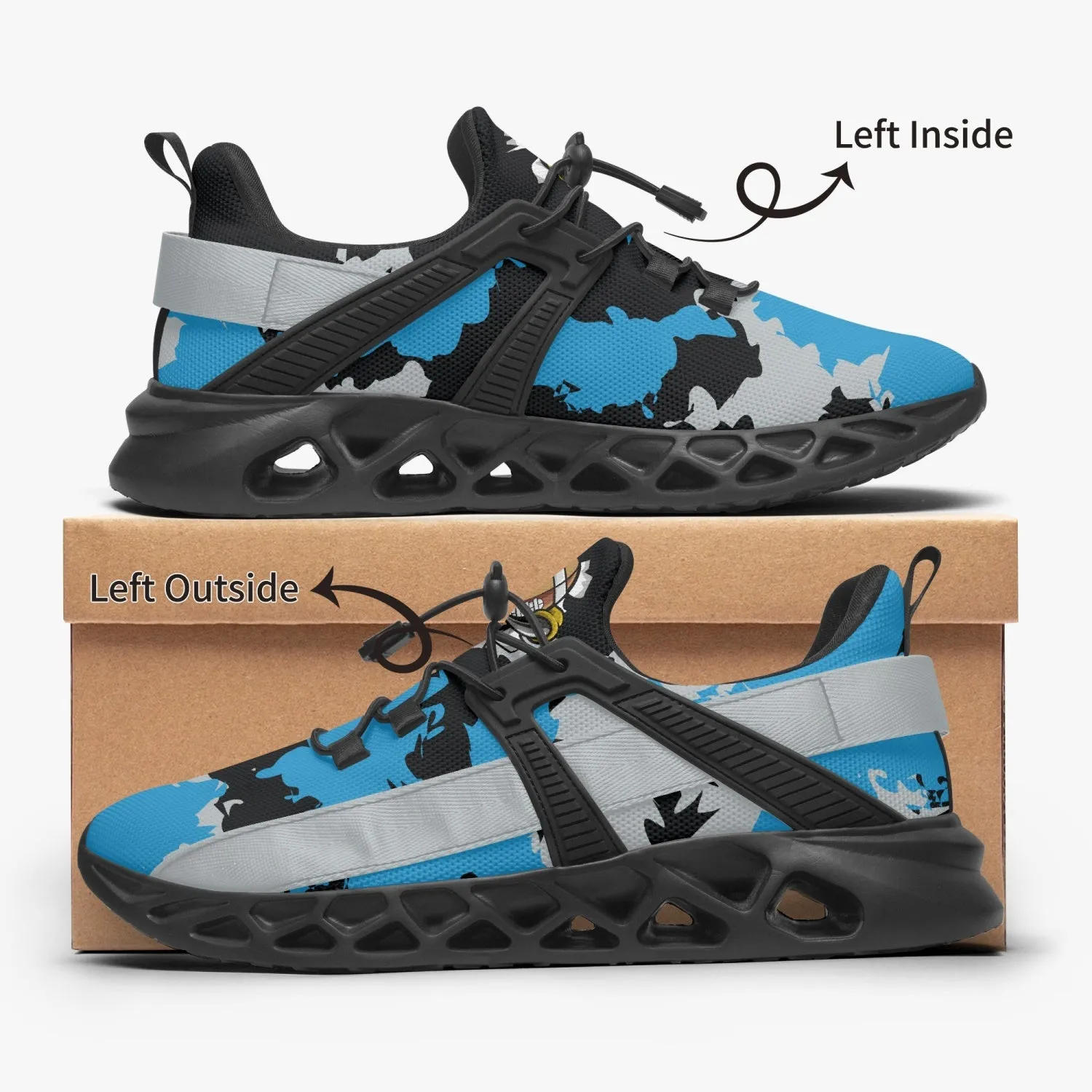 Kicxs CAR Camo Mesh Running Shoes