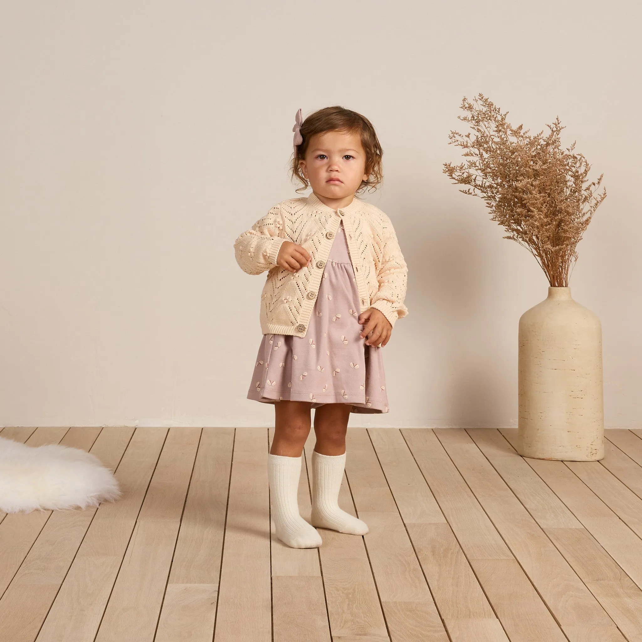 Knit Cardigan - Shell