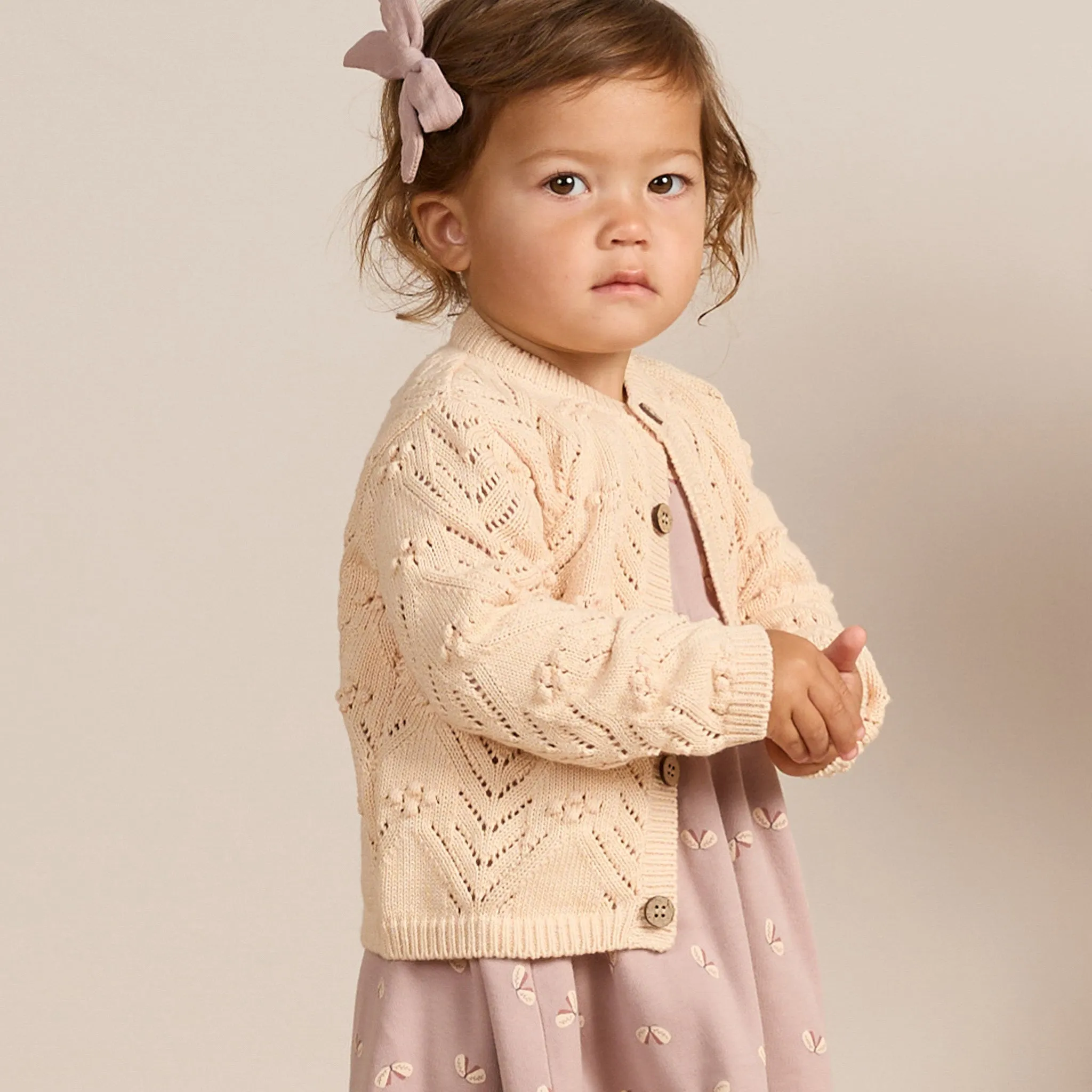 Knit Cardigan - Shell