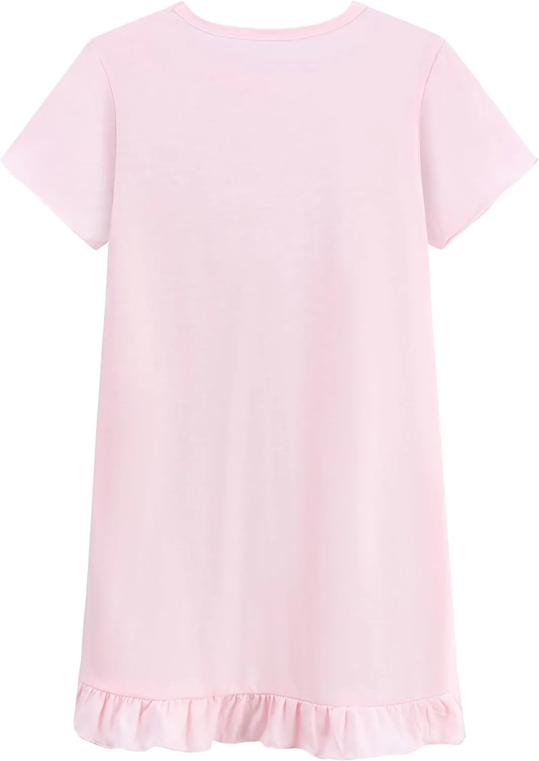 Little Hand Girls Nightdress Toddler Summer Nightie Dress Soft Cute Print Short Sleeve Sleep Dress for Kid Clothes 2-10 Years