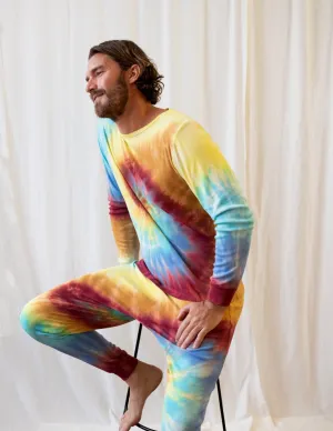 Men's Swirl Tie Dye Pajamas