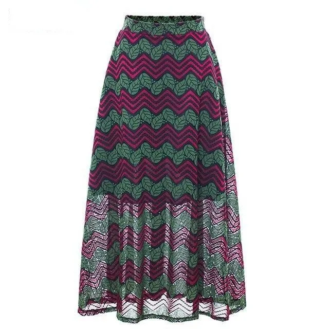 Mid Calf A Line Waist Autumn Winter skirt
