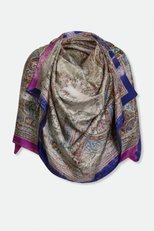 MONICA SARTI NARA SILK PAISLEY SCARF