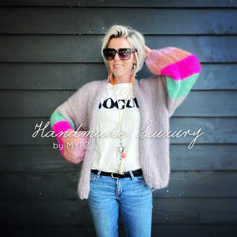 MYPZ Basic Light Mohair Cardigan Summer Vibes