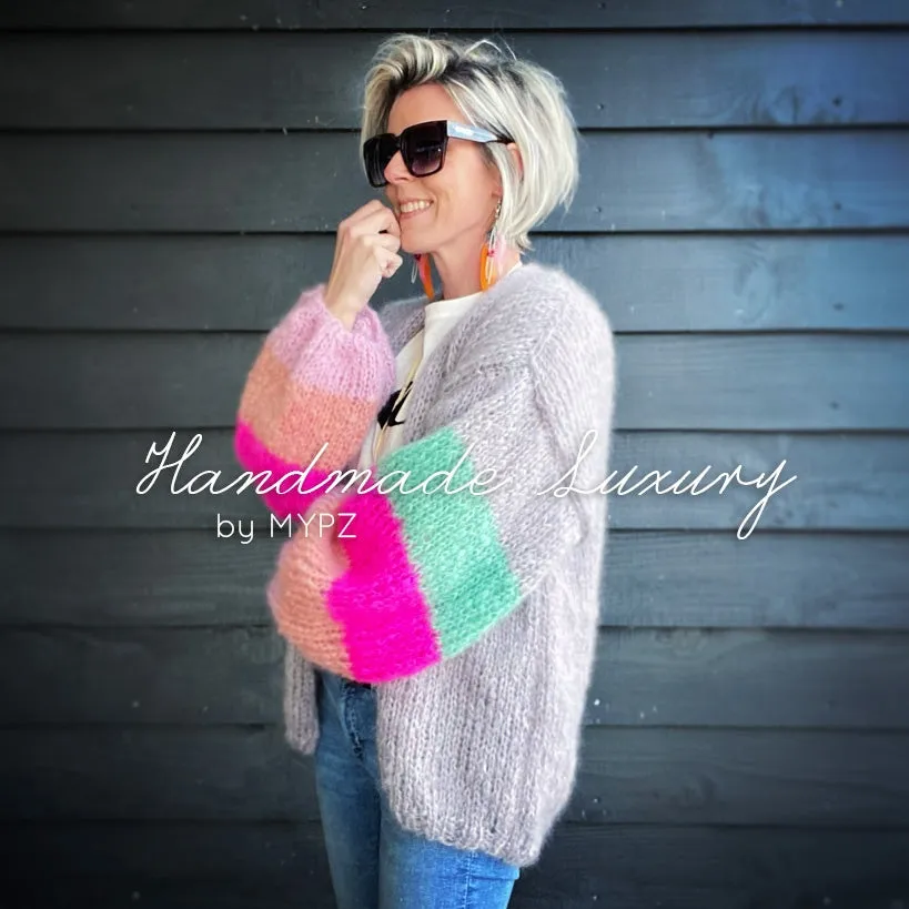 MYPZ Basic Light Mohair Cardigan Summer Vibes