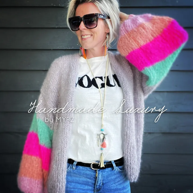 MYPZ Basic Light Mohair Cardigan Summer Vibes