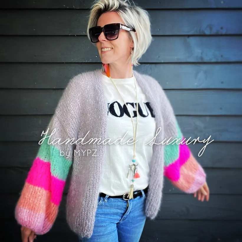 MYPZ Basic Light Mohair Cardigan Summer Vibes