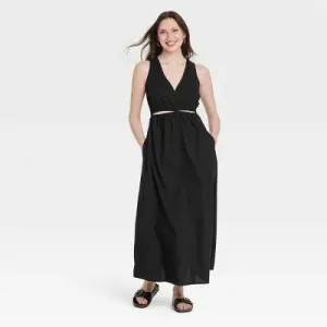 New - Universal Thread Women's Cut-Out A-Line Casual Maxi Dress