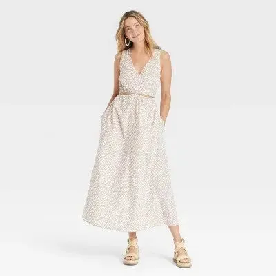 New - Universal Thread Women's Cut-Out A-Line Casual Maxi Dress