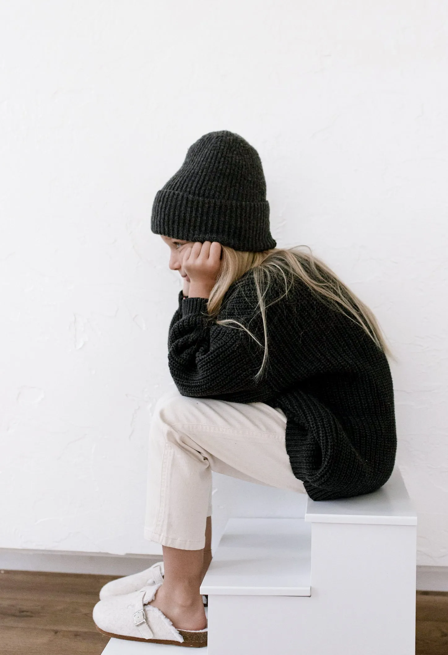 ‘Obsidian’ Chunky Knit Sweater