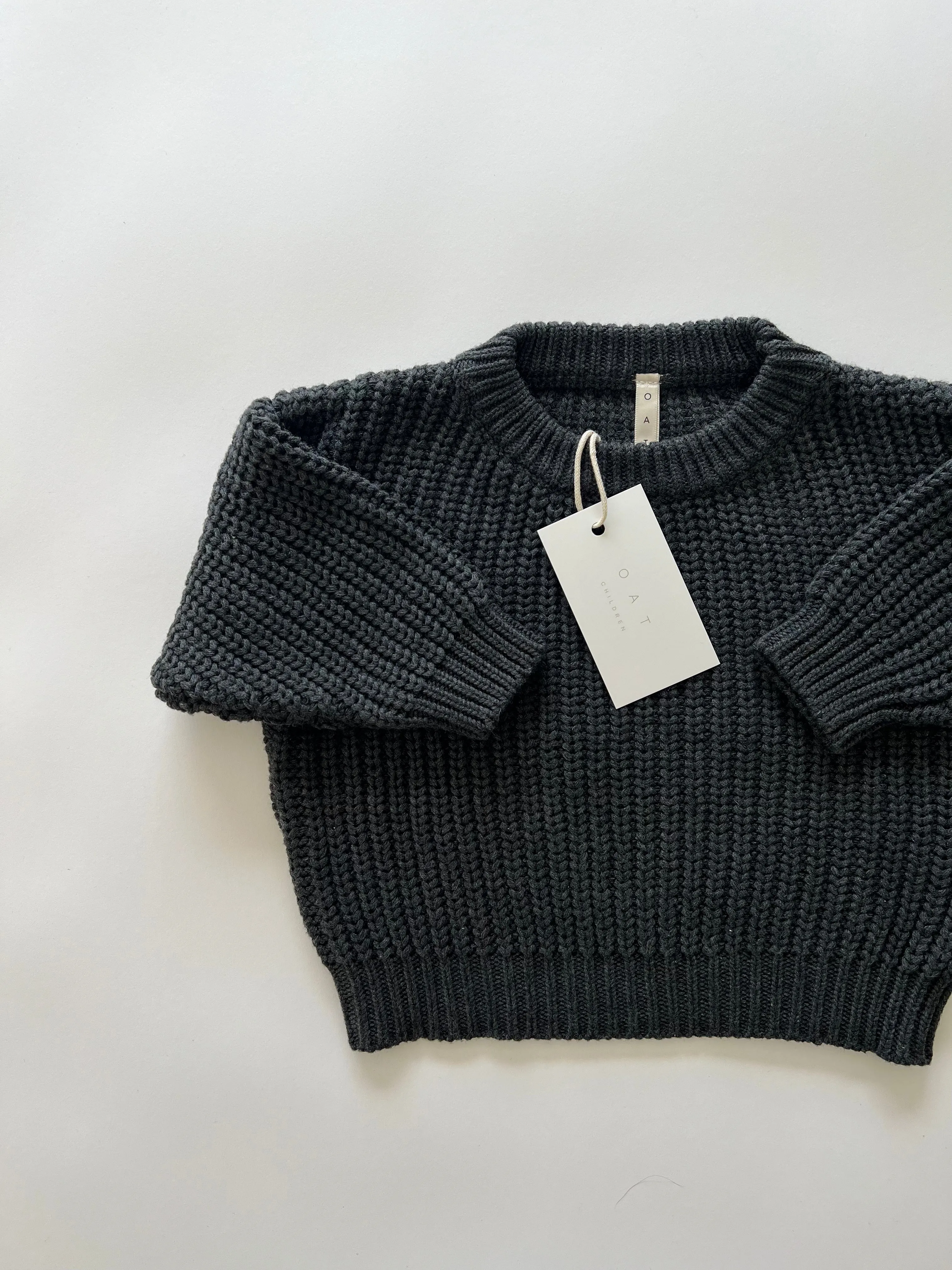 ‘Obsidian’ Chunky Knit Sweater