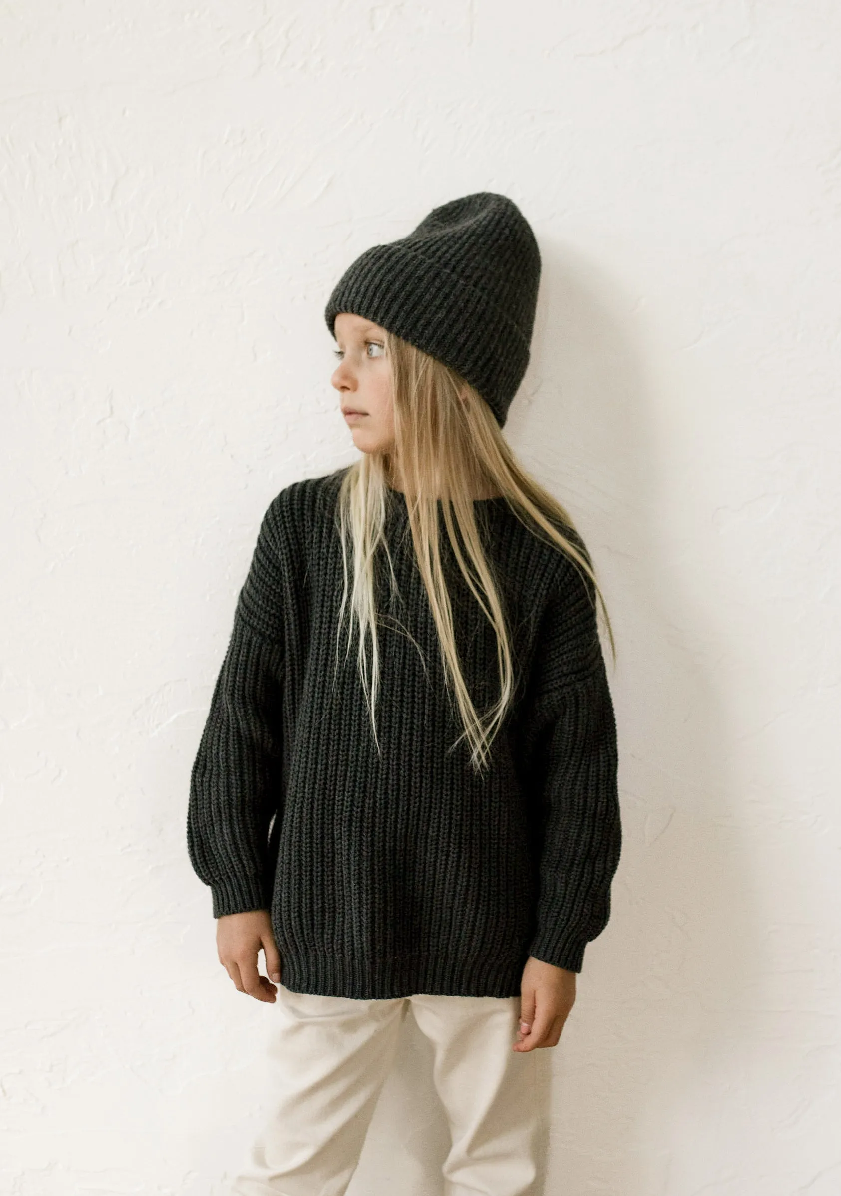 ‘Obsidian’ Chunky Knit Sweater