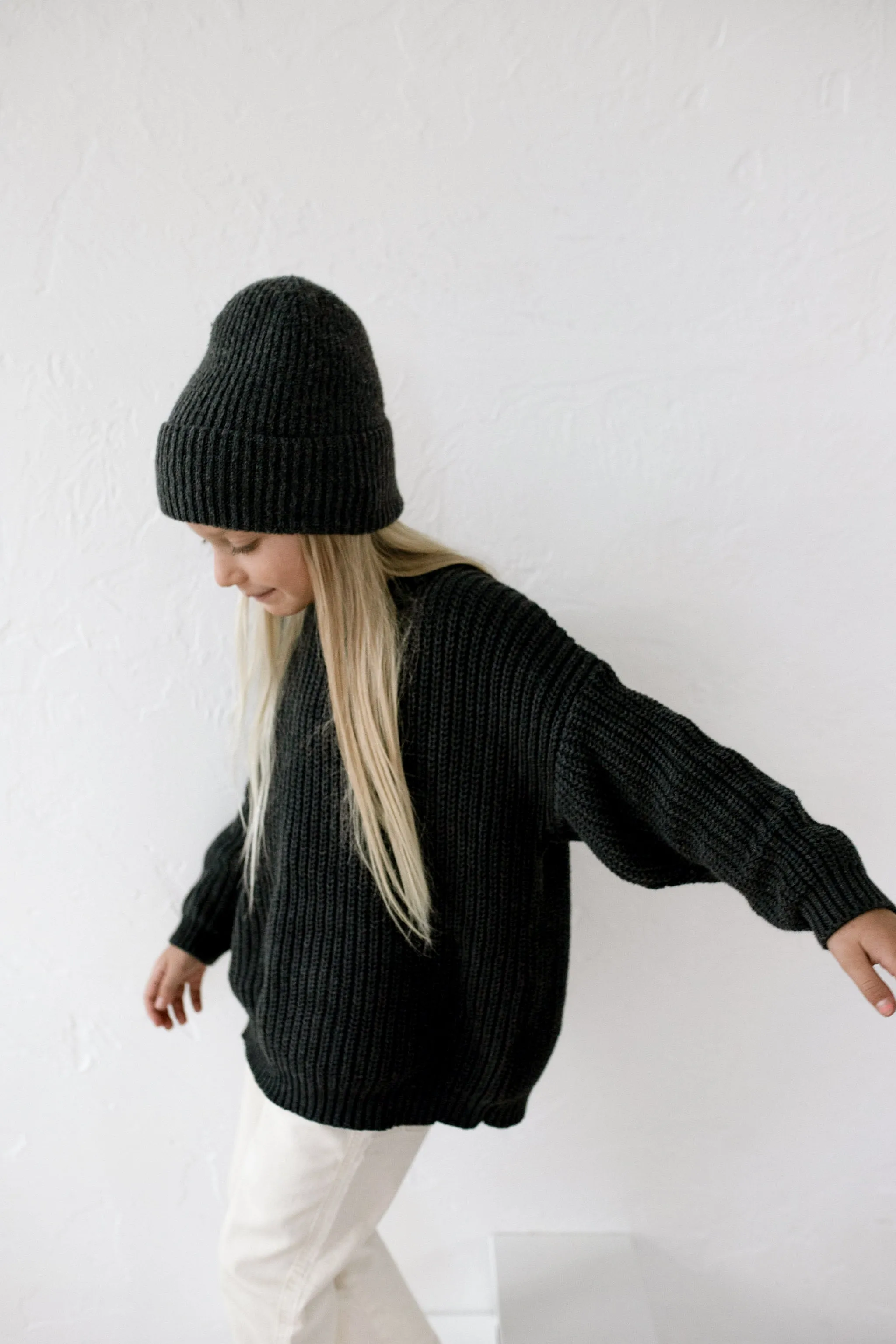 ‘Obsidian’ Chunky Knit Sweater