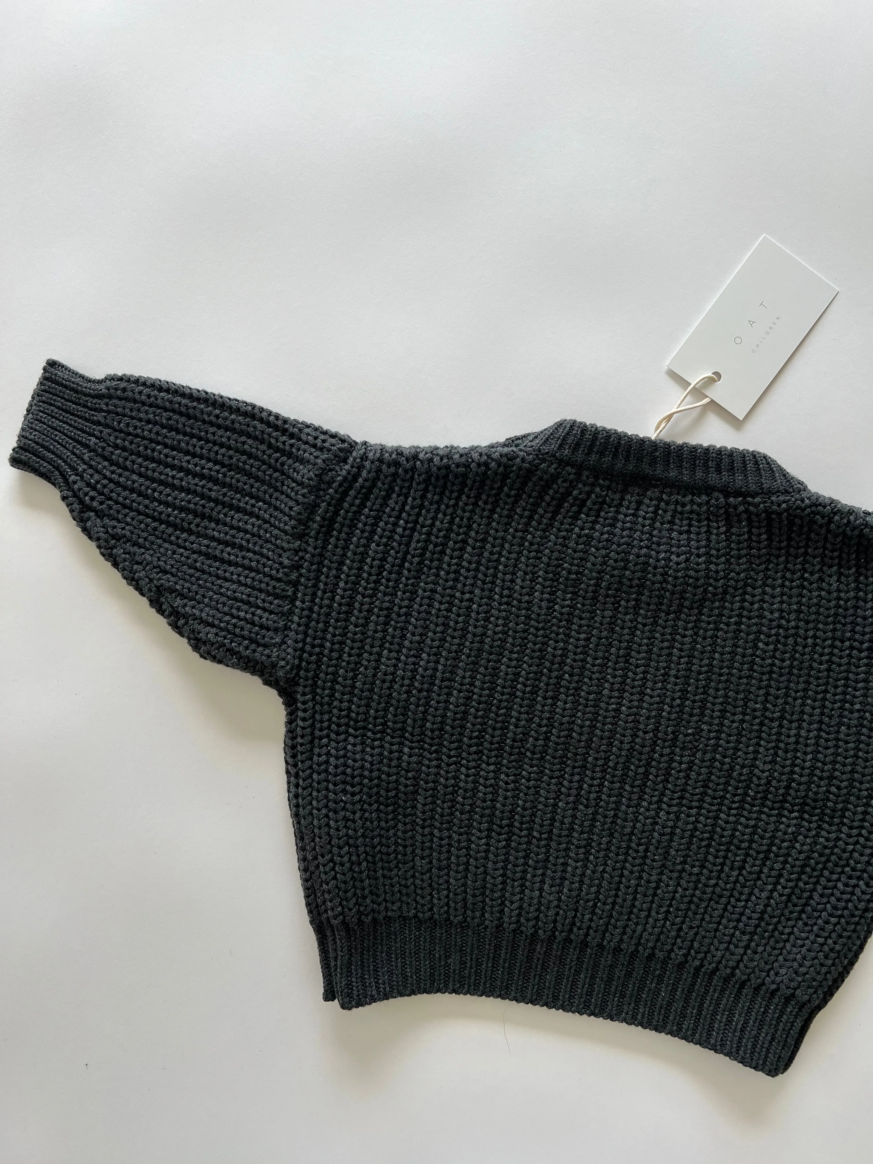 ‘Obsidian’ Chunky Knit Sweater