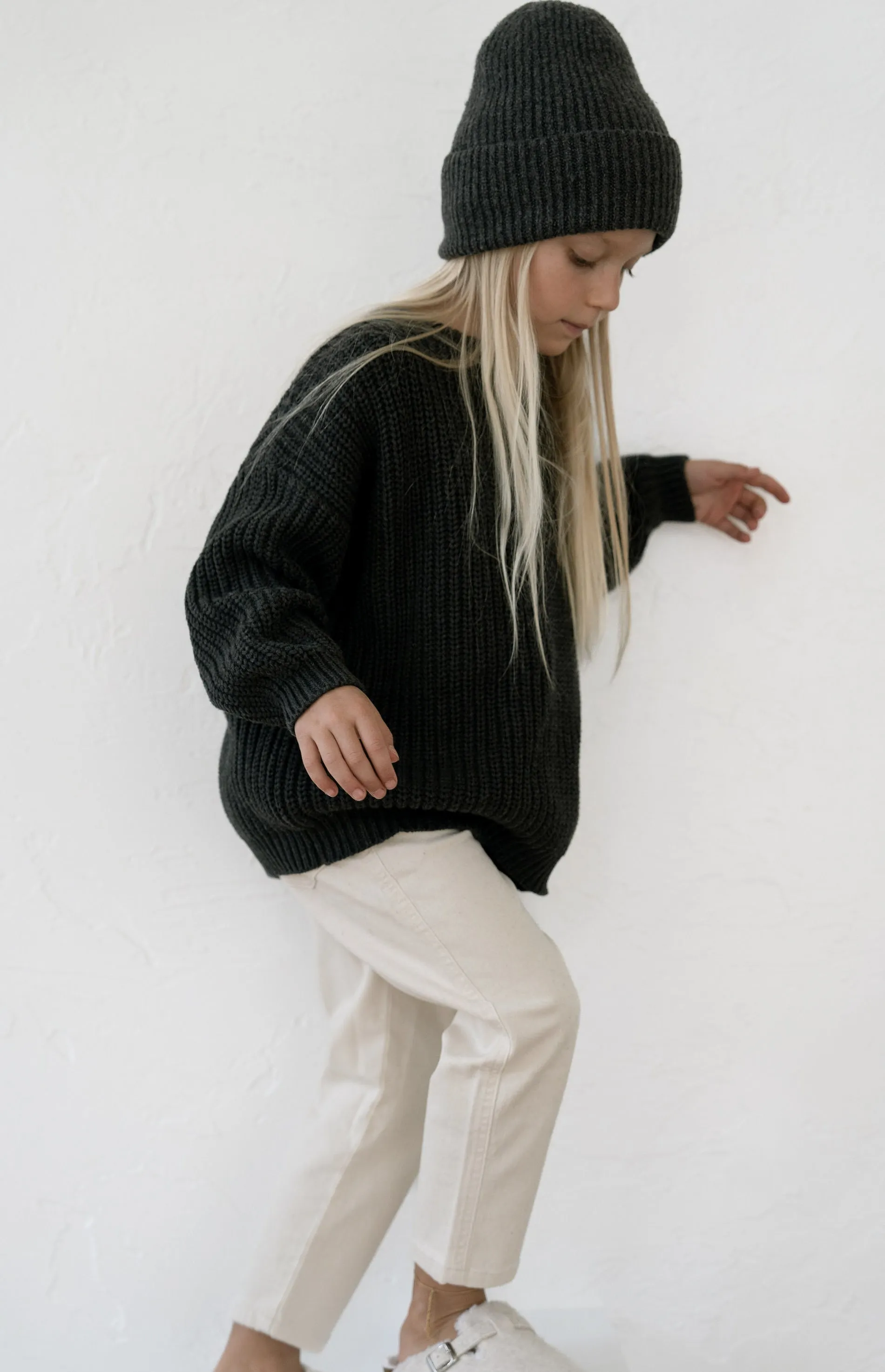 ‘Obsidian’ Chunky Knit Sweater