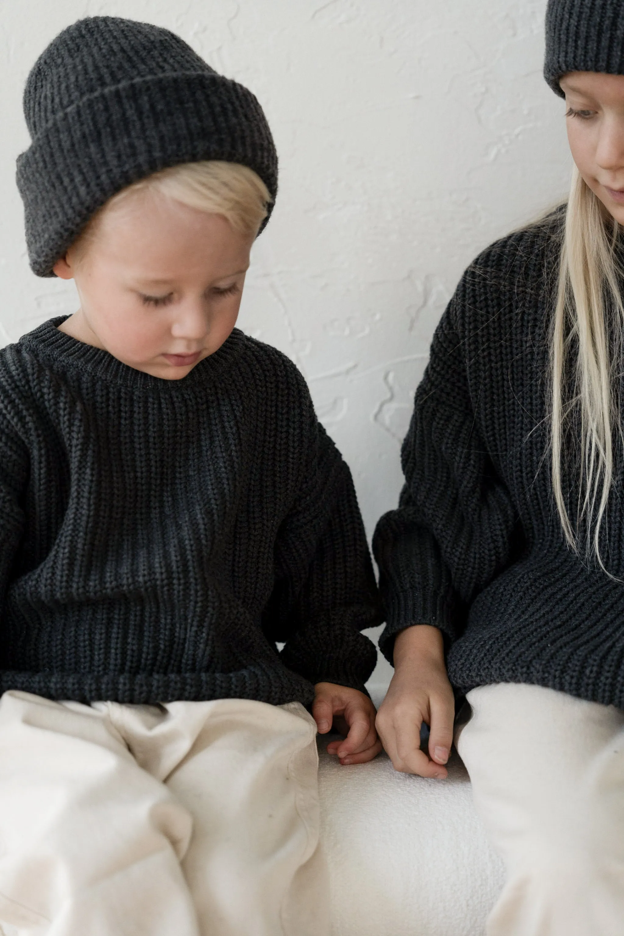 ‘Obsidian’ Chunky Knit Sweater