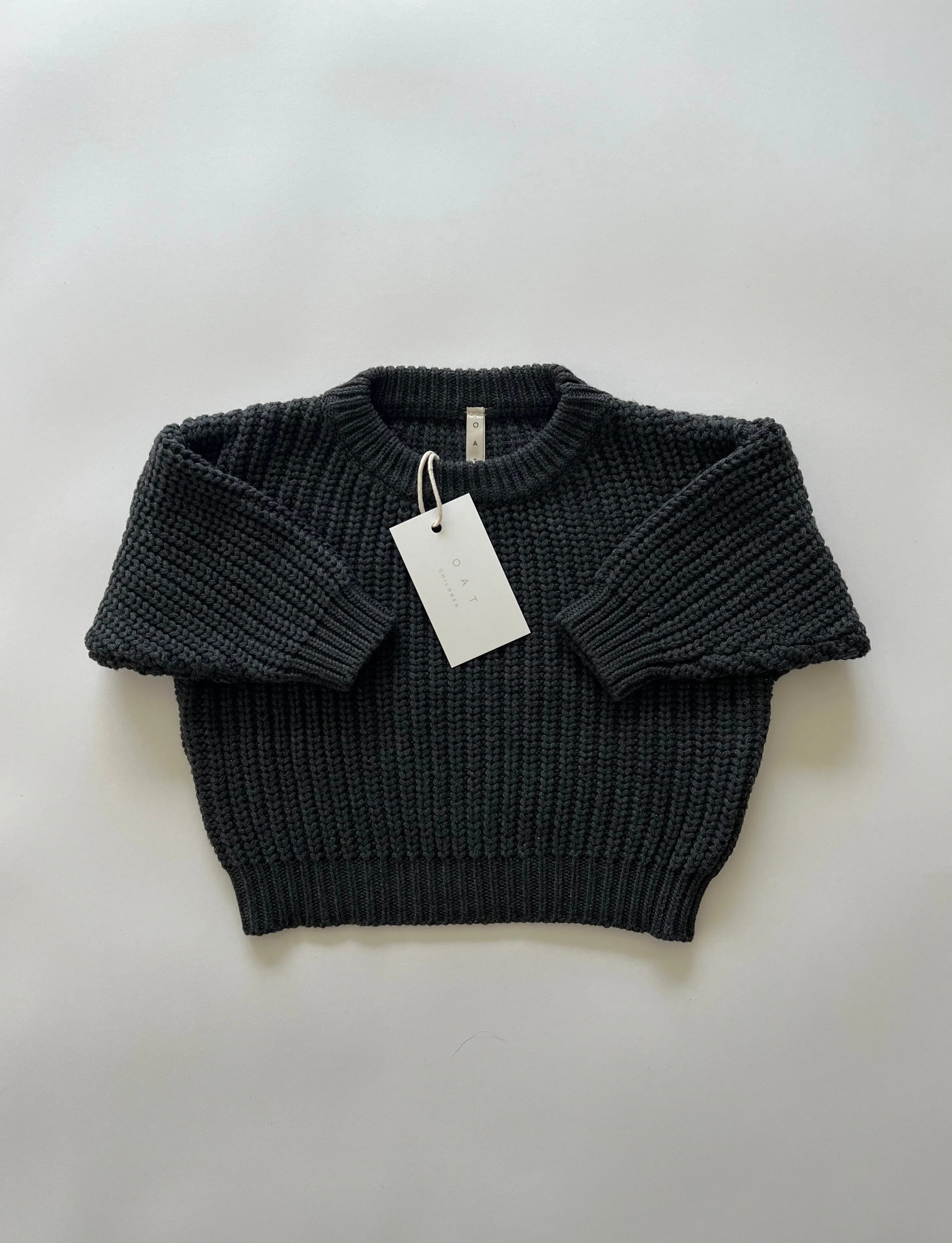‘Obsidian’ Chunky Knit Sweater