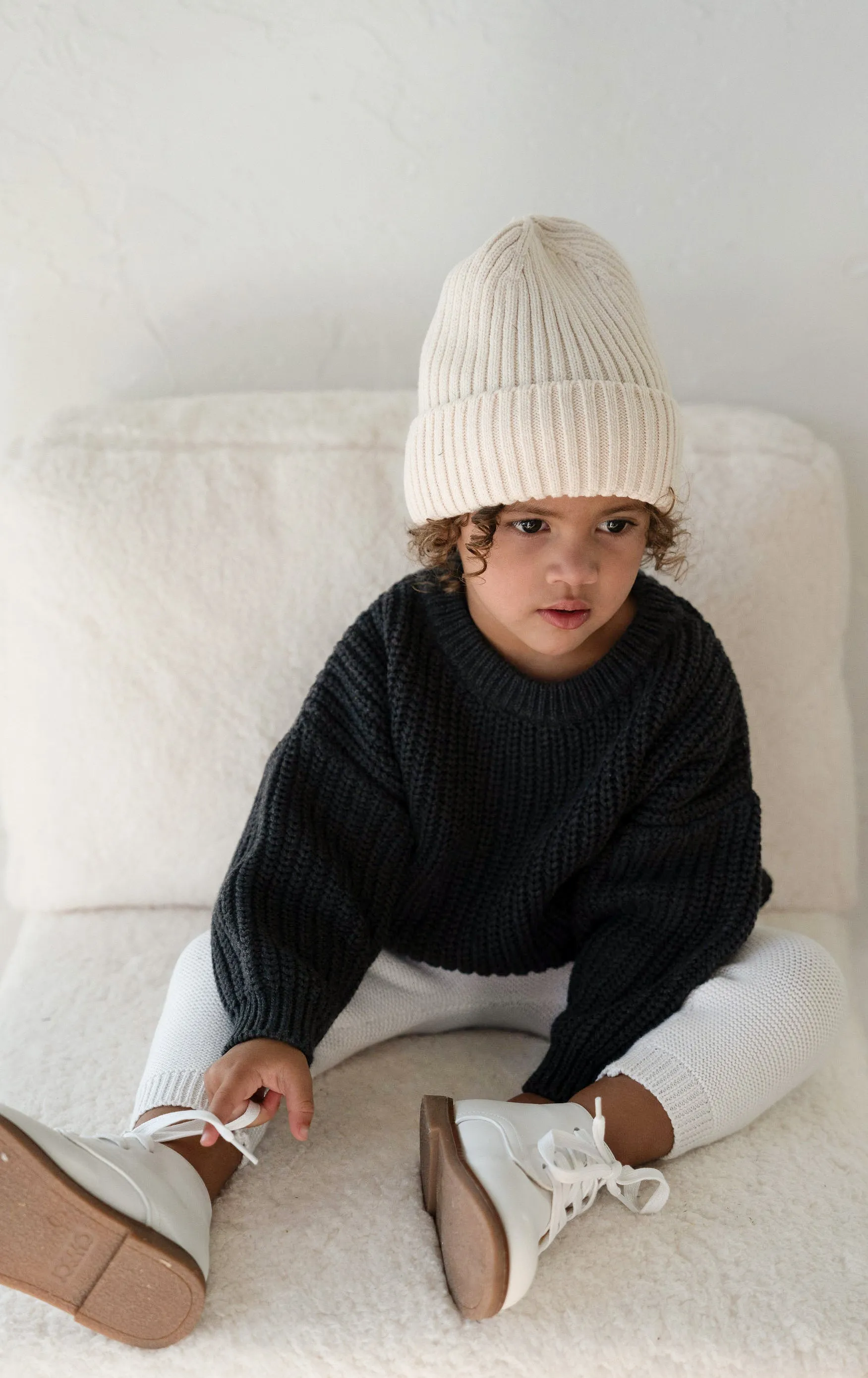 ‘Obsidian’ Chunky Knit Sweater