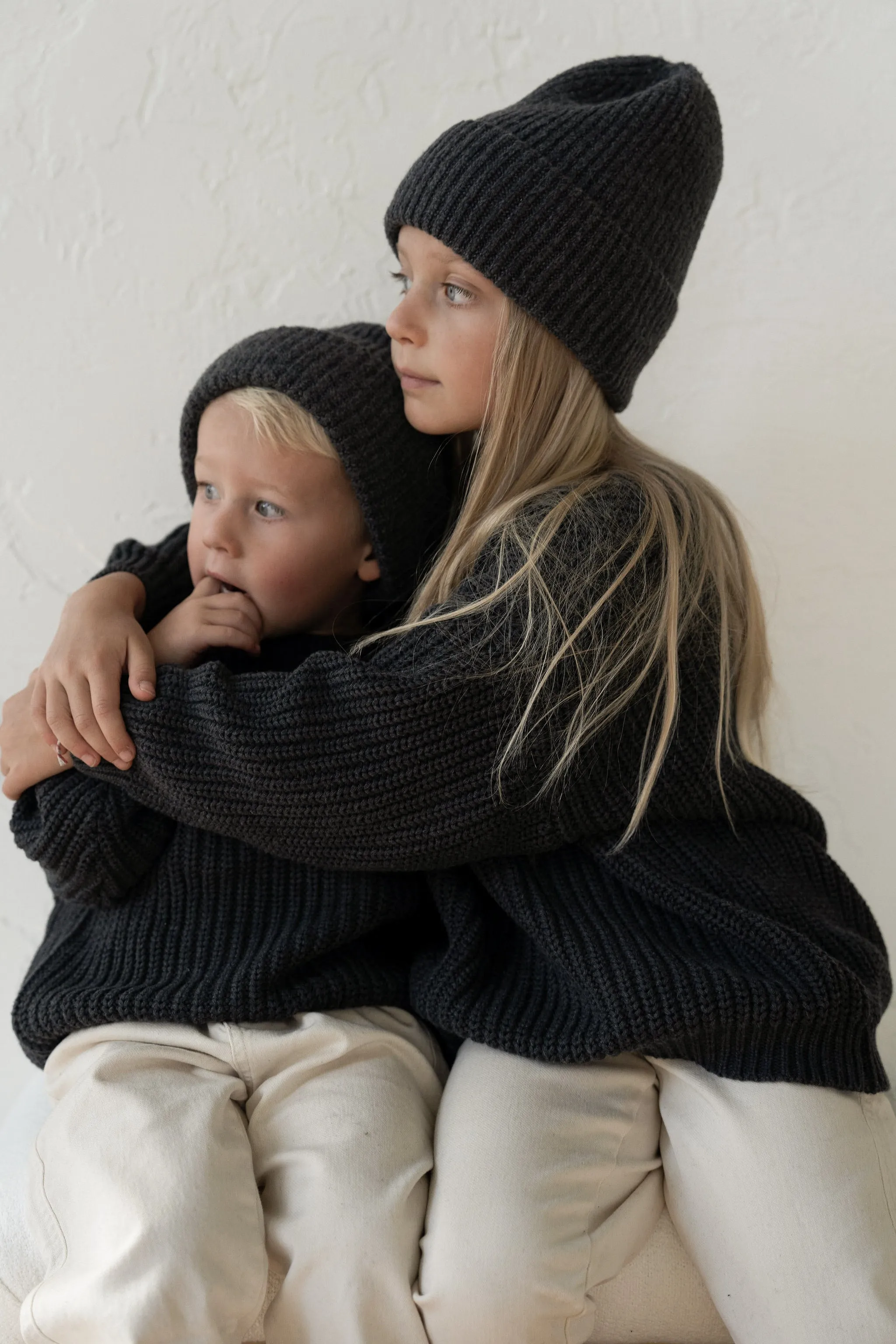 ‘Obsidian’ Chunky Knit Sweater