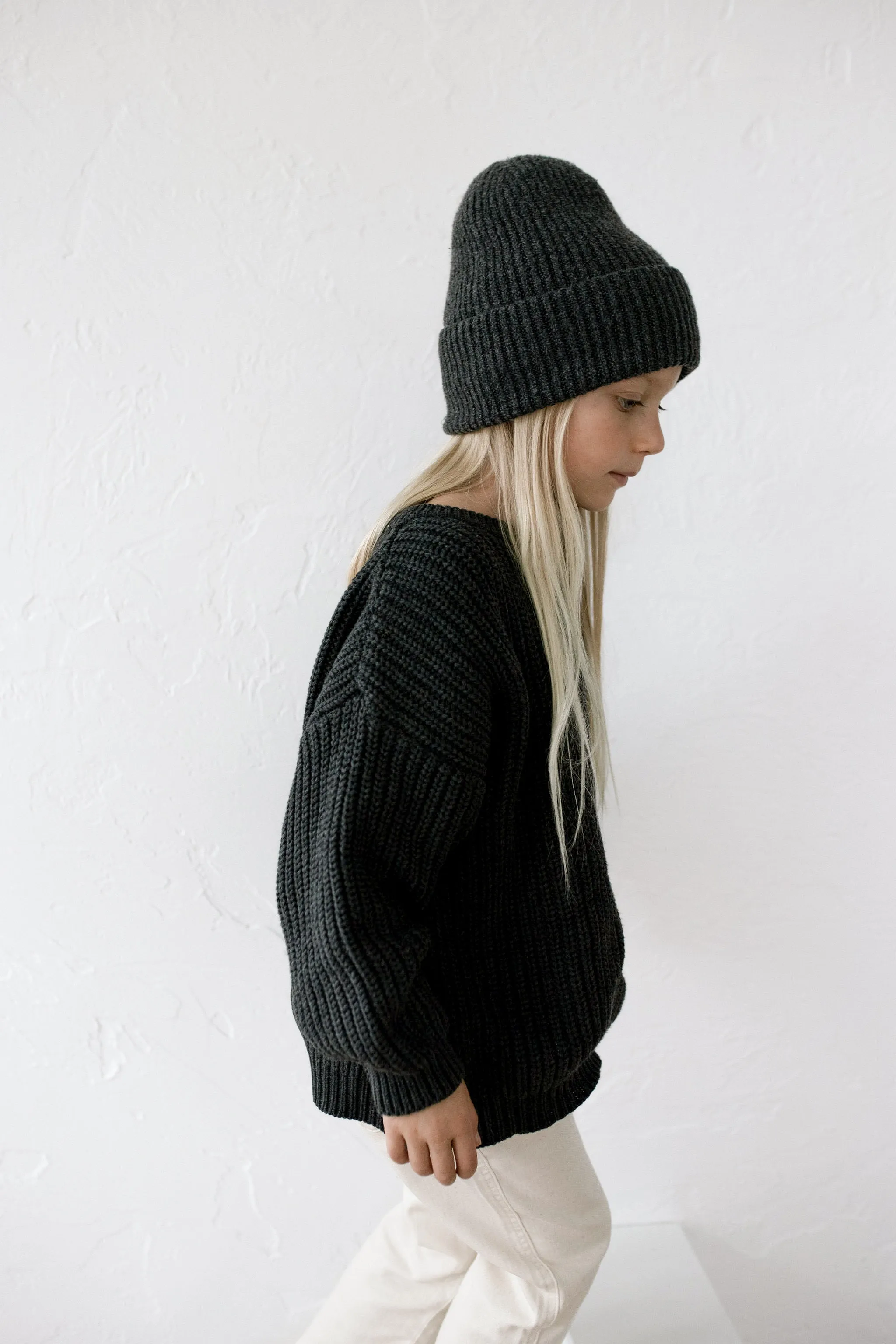 ‘Obsidian’ Chunky Knit Sweater
