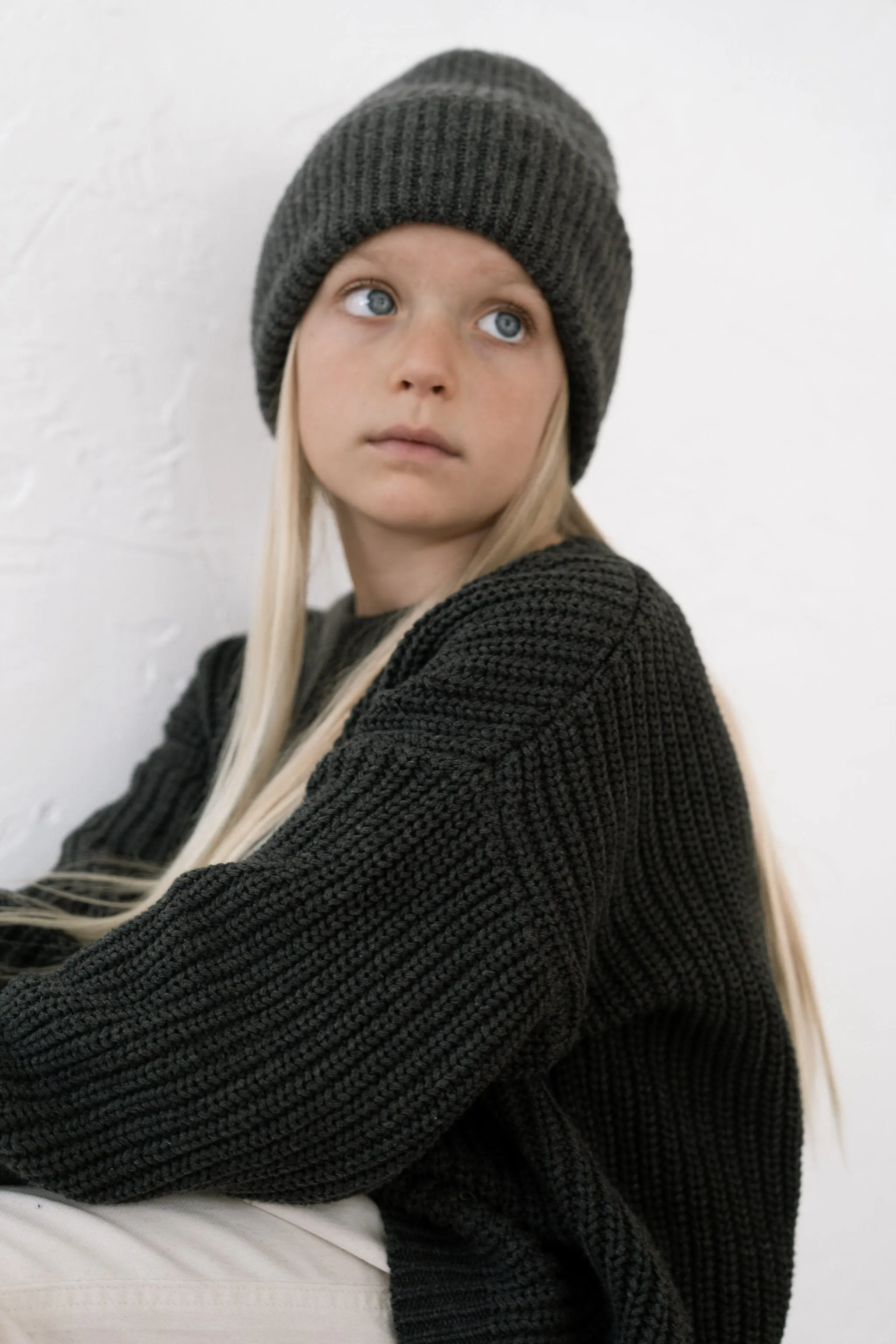 ‘Obsidian’ Chunky Knit Sweater