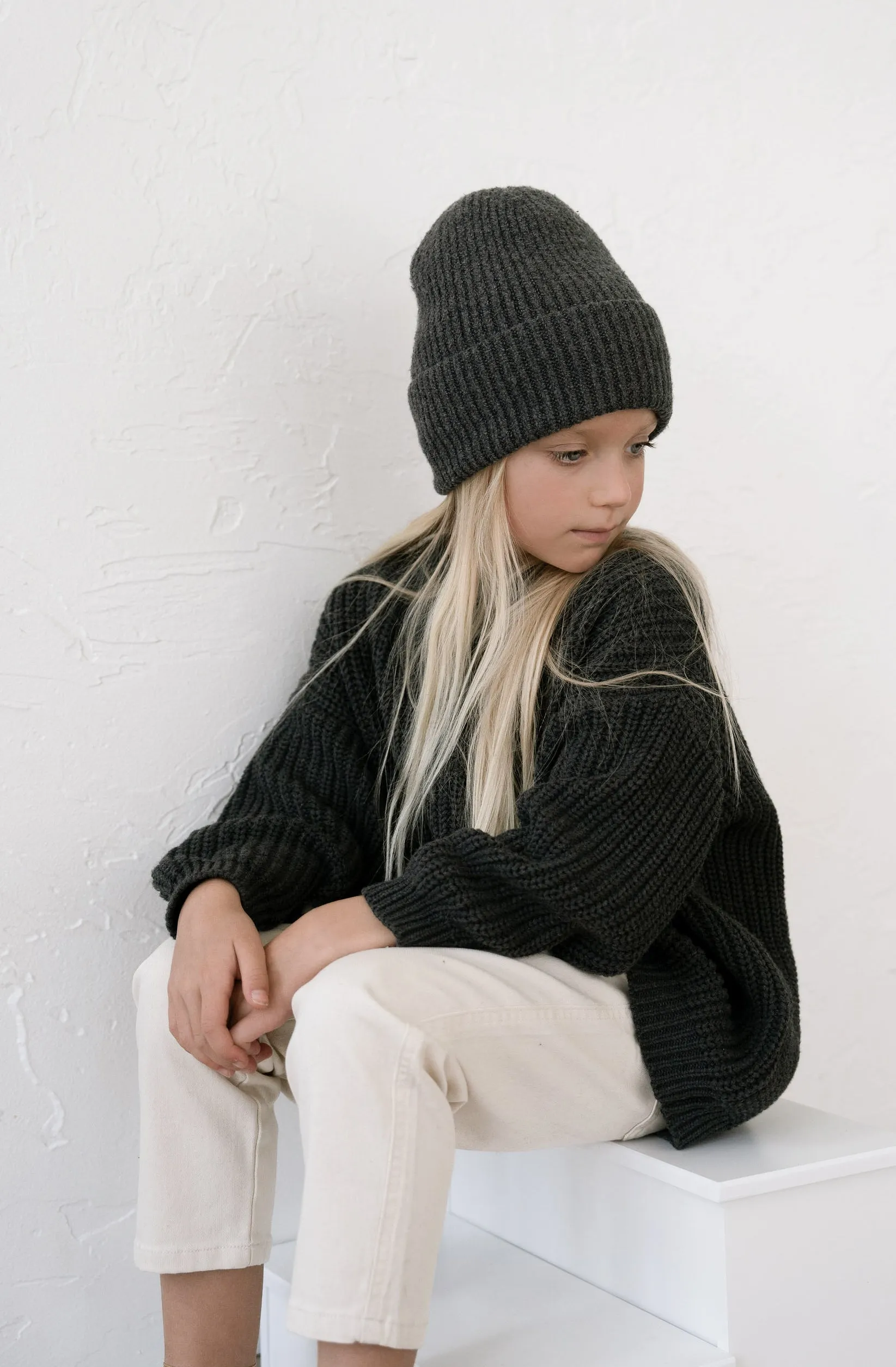 ‘Obsidian’ Chunky Knit Sweater