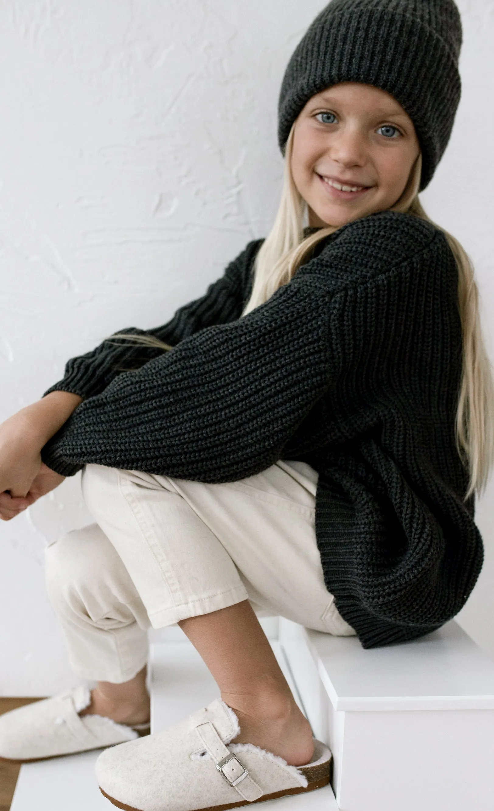 ‘Obsidian’ Chunky Knit Sweater