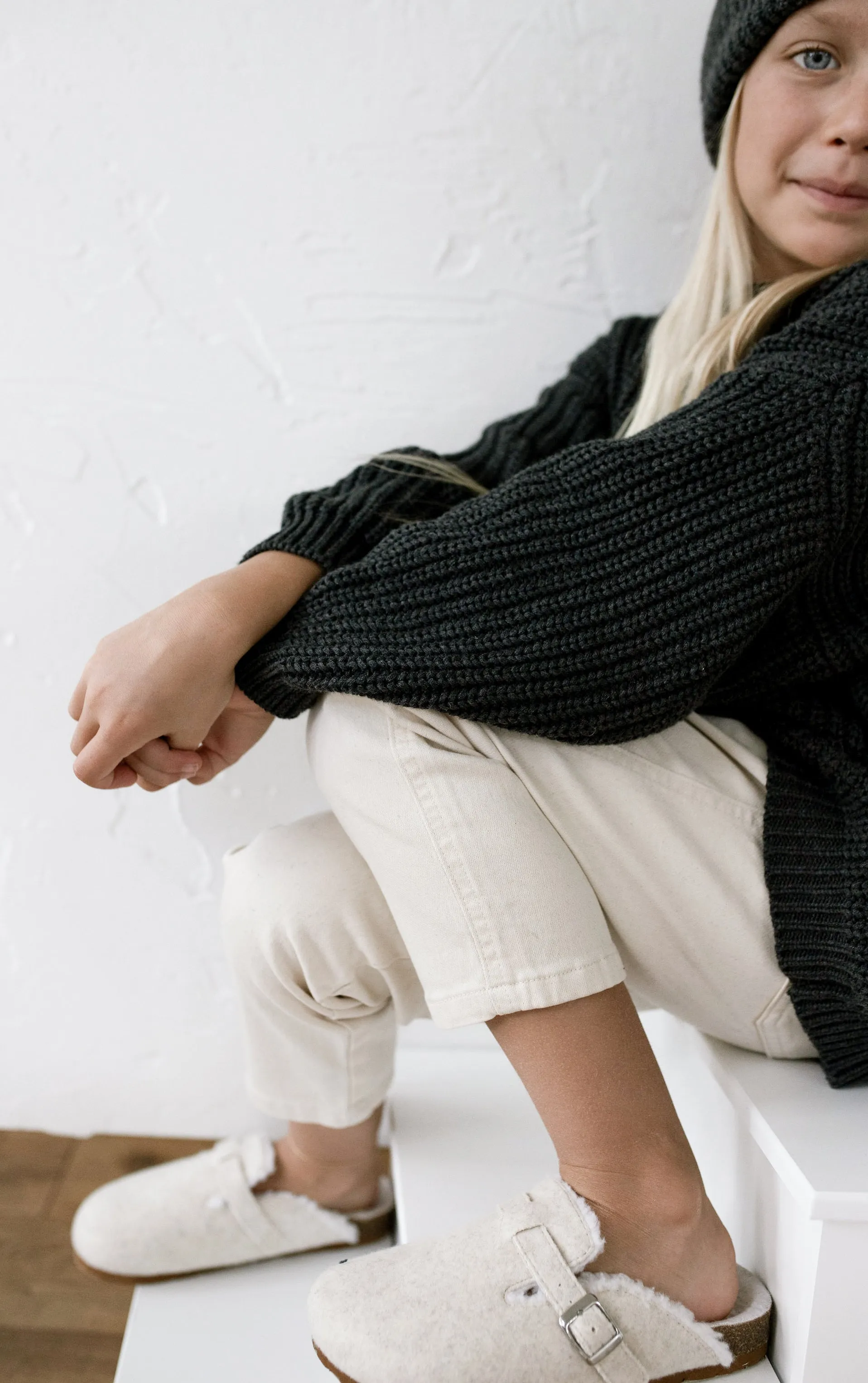 ‘Obsidian’ Chunky Knit Sweater