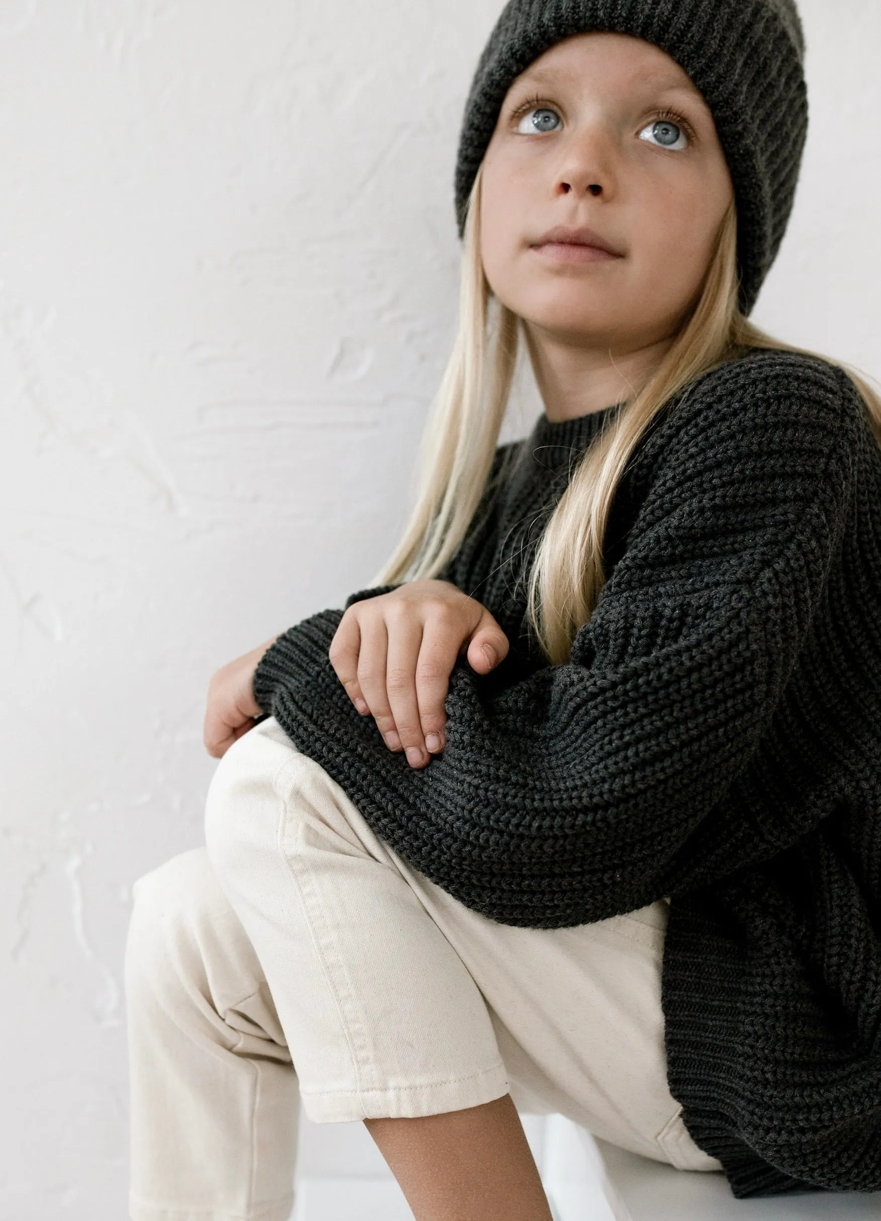 ‘Obsidian’ Chunky Knit Sweater