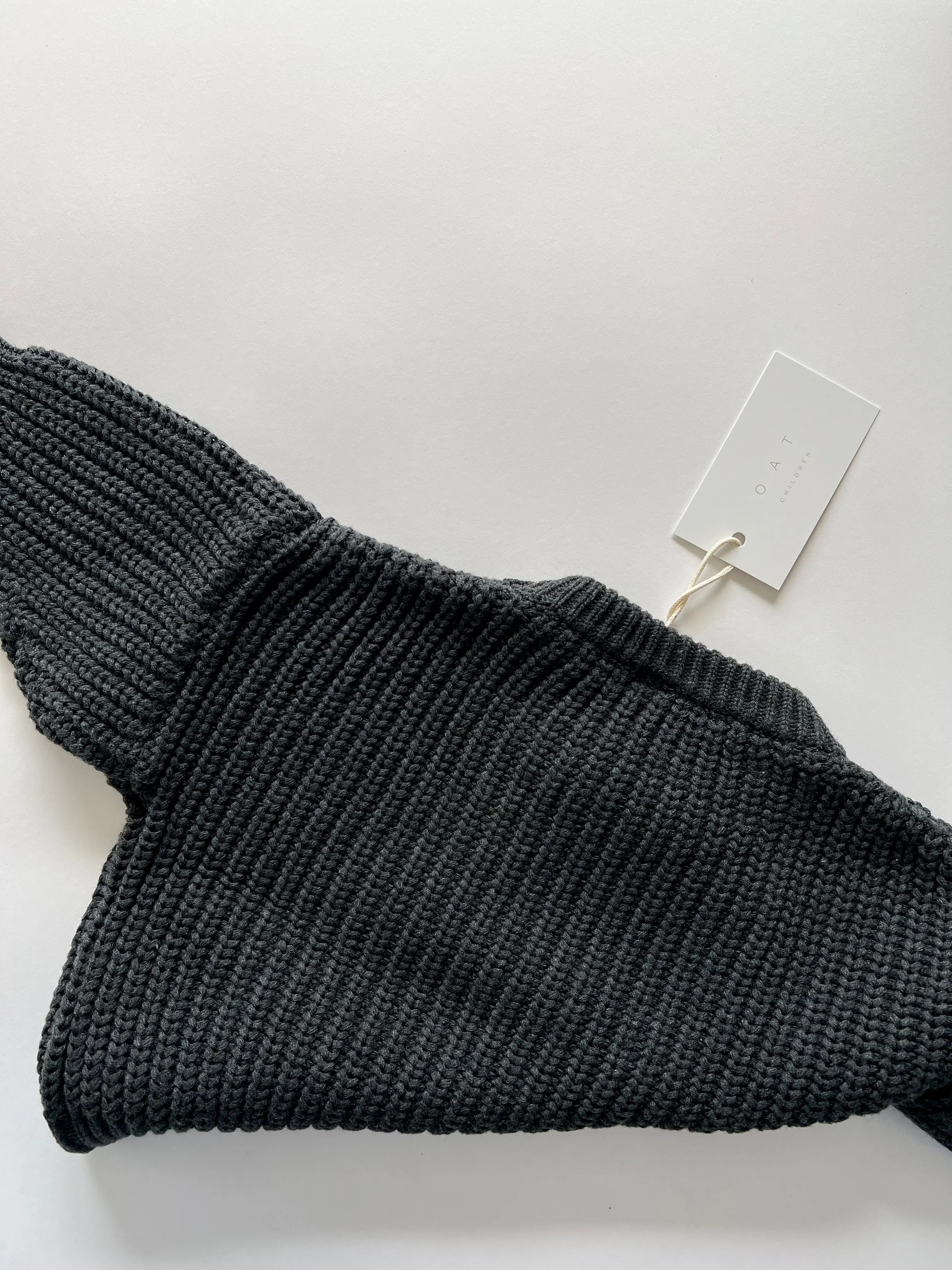 ‘Obsidian’ Chunky Knit Sweater