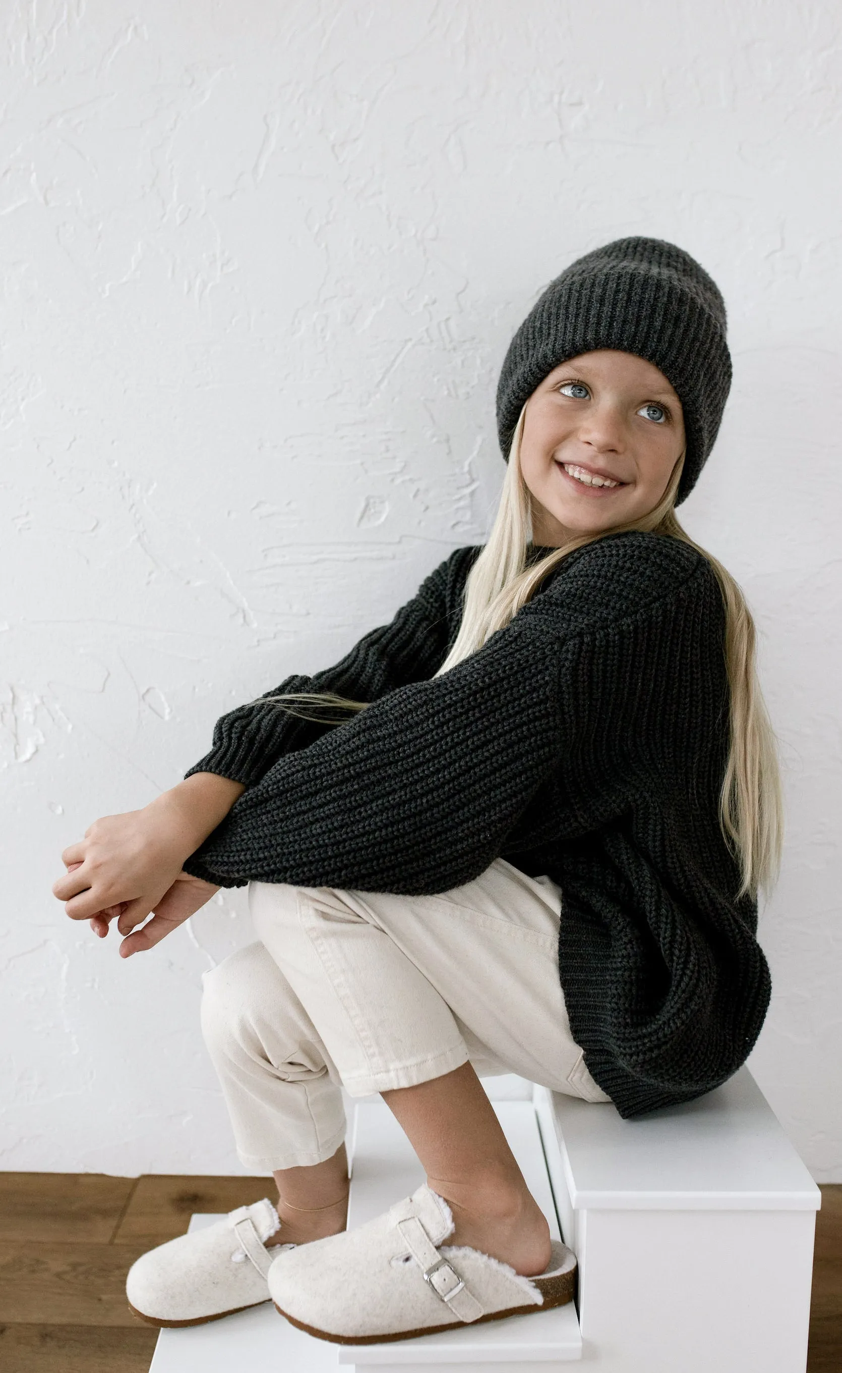 ‘Obsidian’ Chunky Knit Sweater