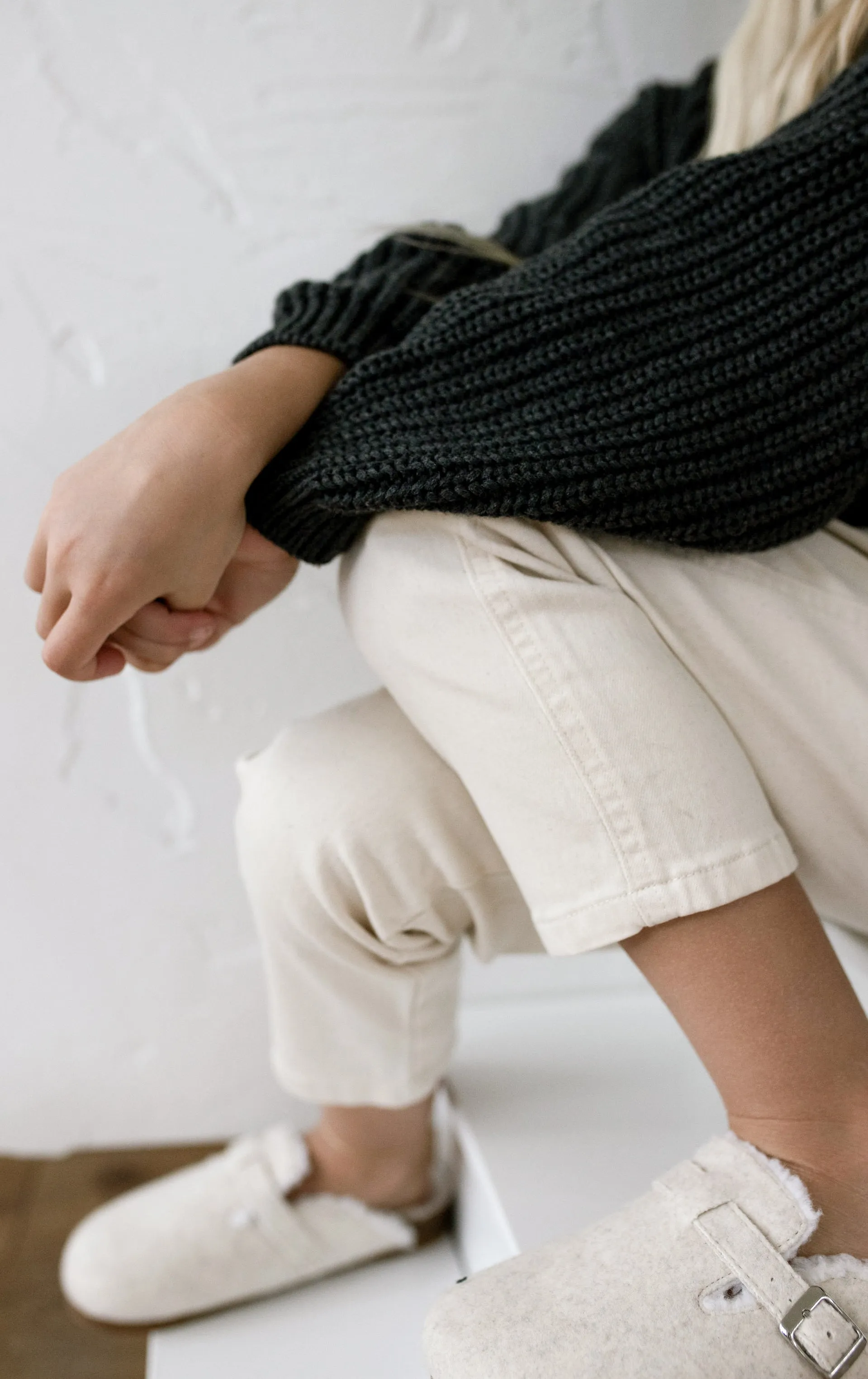 ‘Obsidian’ Chunky Knit Sweater