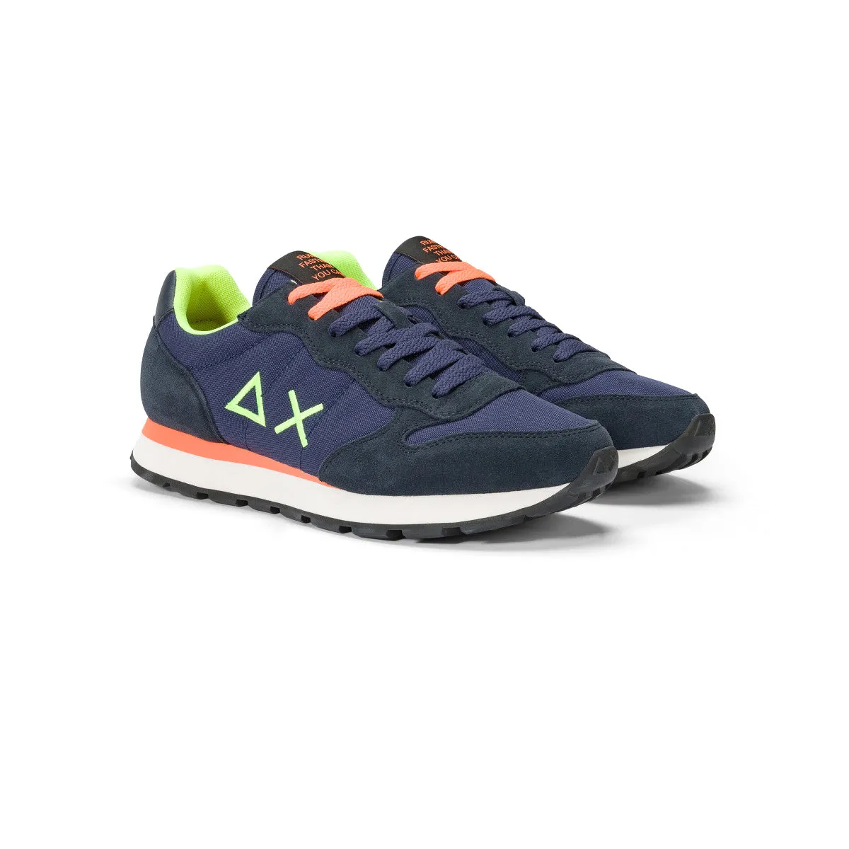 SUN68 TOM FLUO NAVY BLUE SNEAKERS FOR MEN