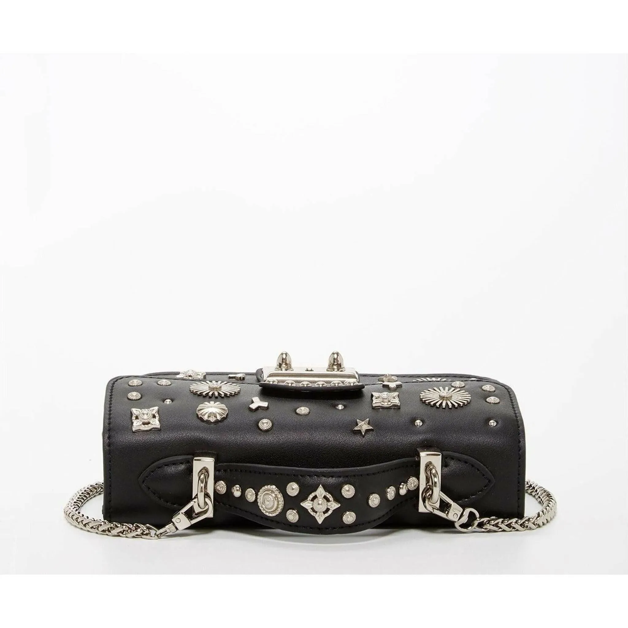 The Hollywood Leather Crossbody in Black