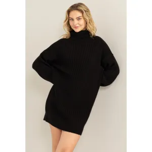 Turtleneck Sweater Dress- 2 COLORS!