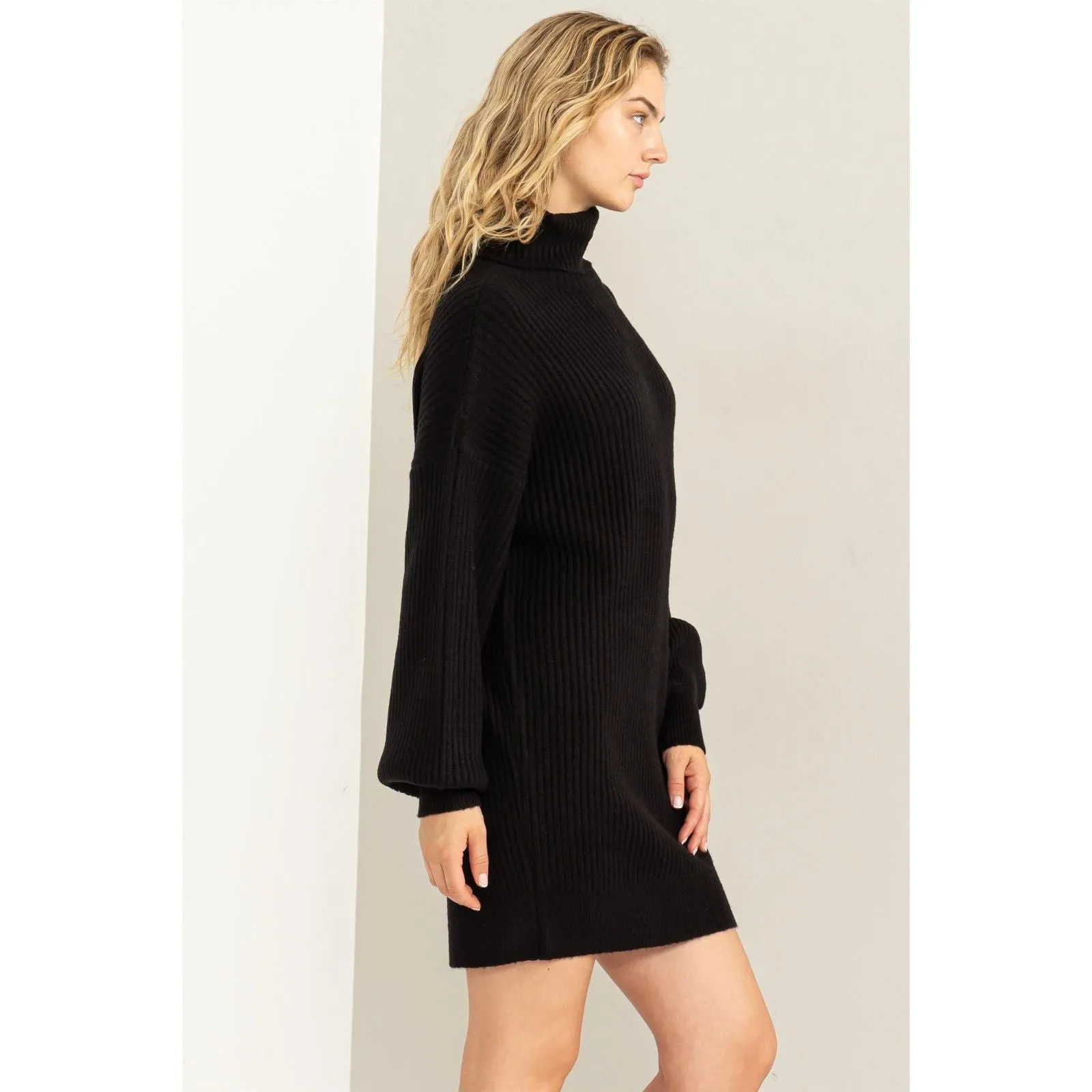 Turtleneck Sweater Dress- 2 COLORS!