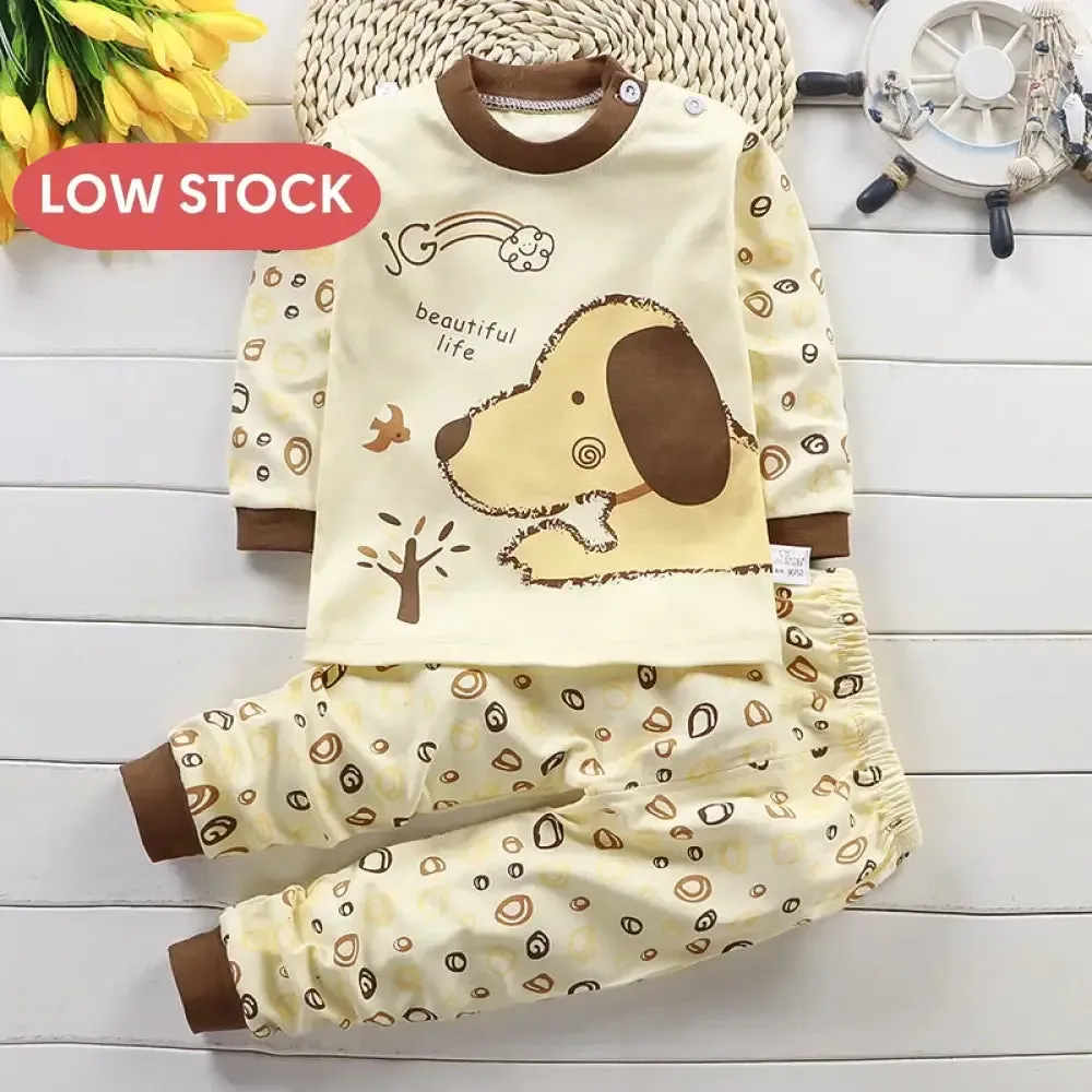 Two Piece Cotton Pajamas multivariant