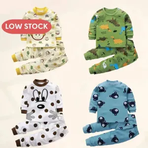 Two Piece Cotton Pajamas multivariant