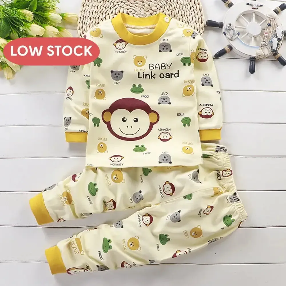 Two Piece Cotton Pajamas multivariant