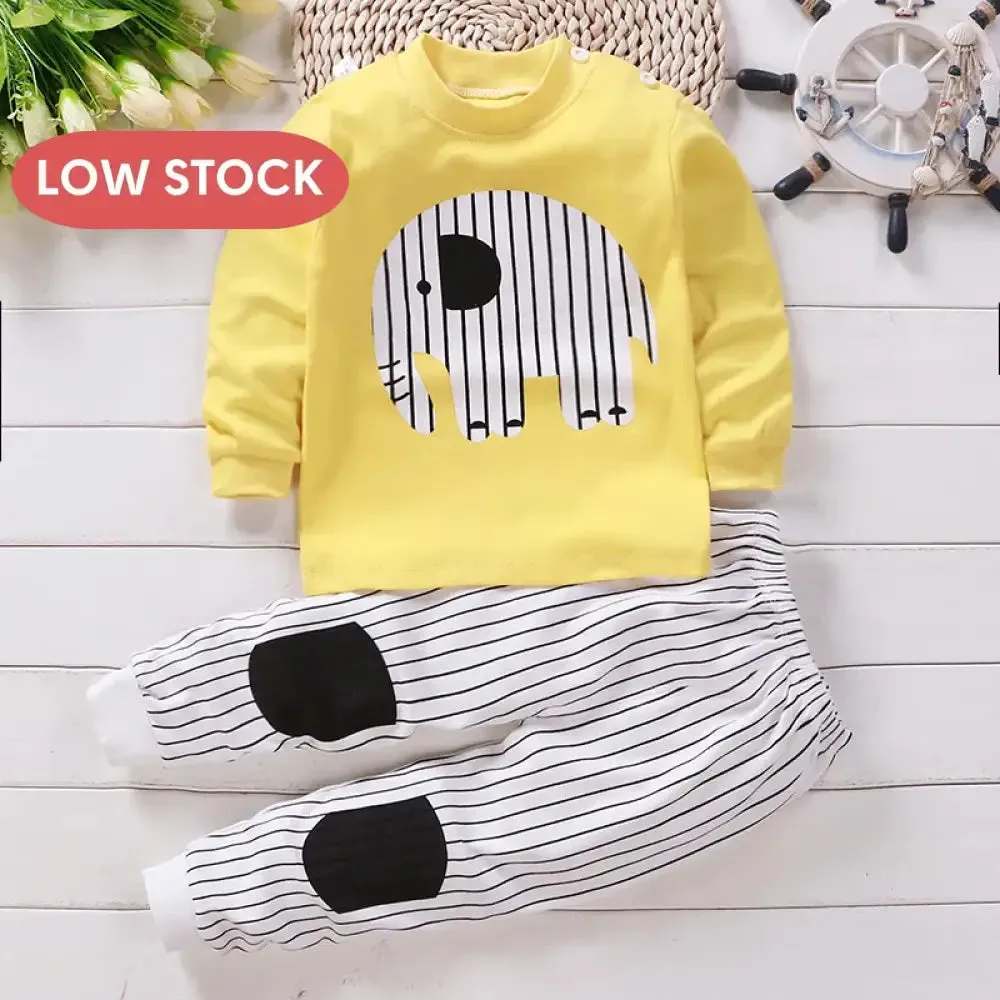 Two Piece Cotton Pajamas multivariant