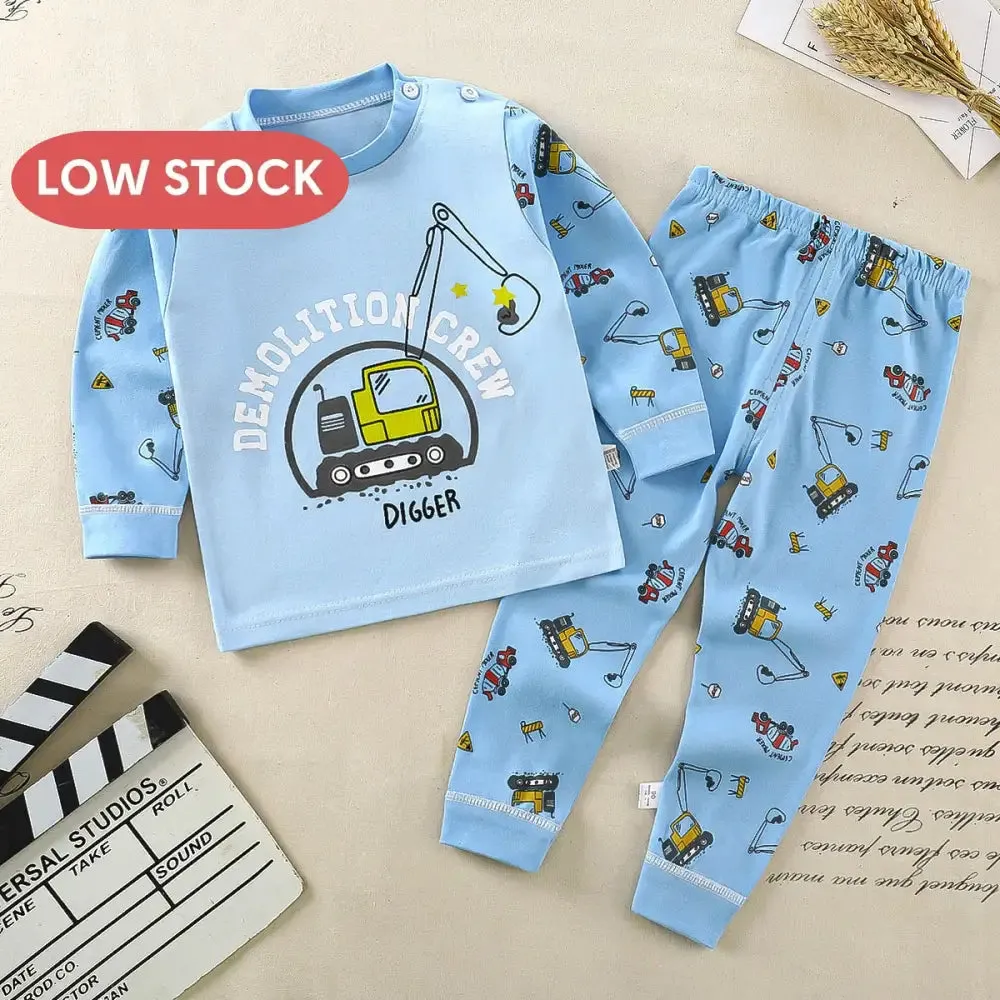 Two Piece Cotton Pajamas multivariant