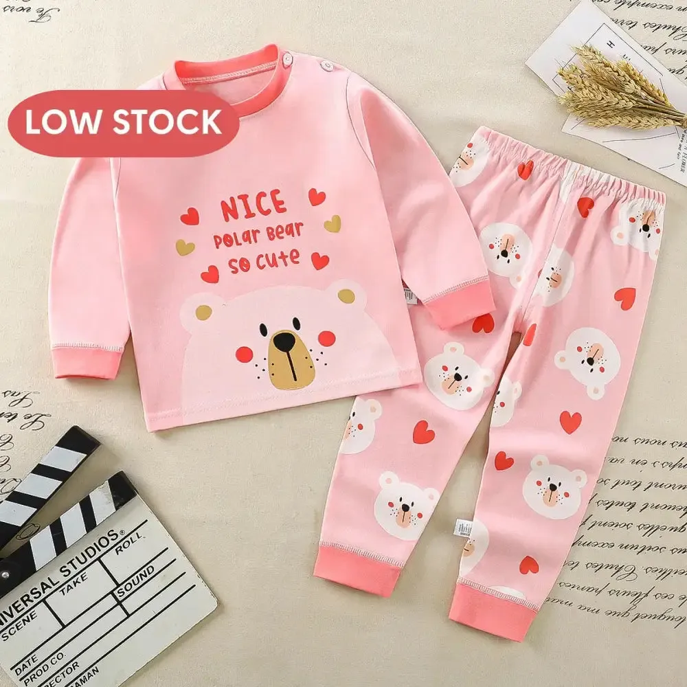 Two Piece Cotton Pajamas multivariant