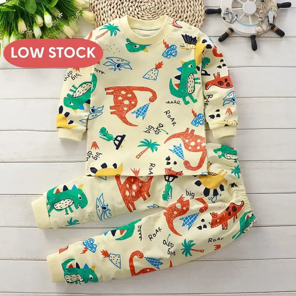 Two Piece Cotton Pajamas multivariant